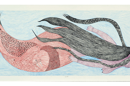 Ningiukulu Teevee, (Canadian [Cape Dorset], b. 1963), 