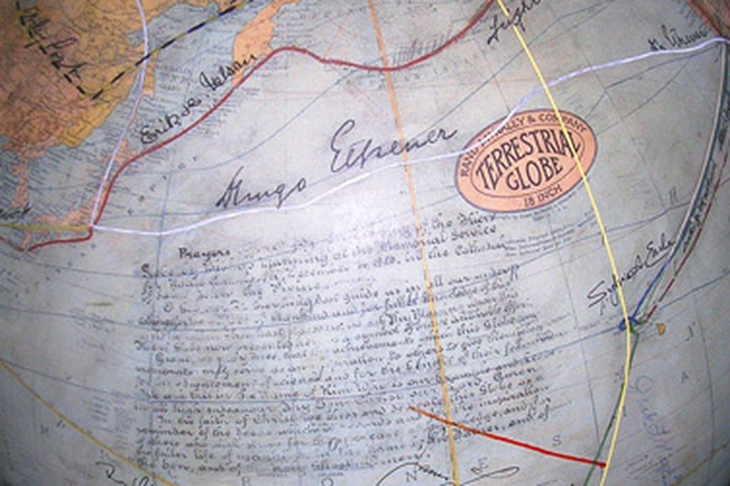 The prized Fliers' and Explorers' Globe