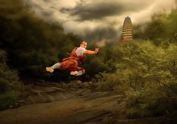 Flying Monk under Fawang Temple thumbnail
