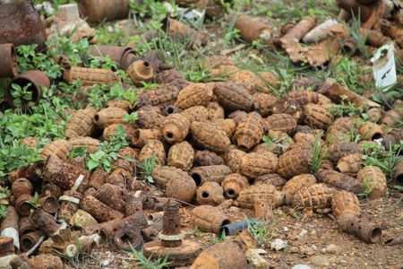 A foundry in Phonsavan, Xieng Khouang province in Laos has processed over 85,000 live bombs to date. The country is still riddled with unexploded ordnance—a legacy of the United States' nine-year secret war. 