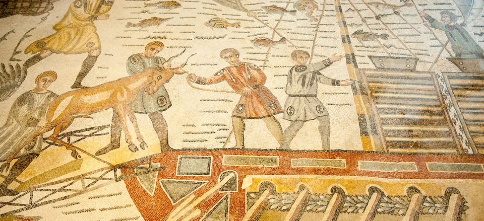  Mosaics at the Roman Villa del Casale, Piazza Armerina 