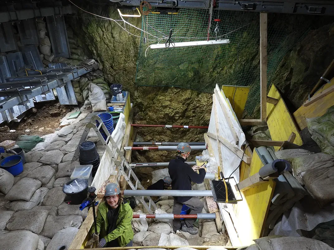 Excavations at Hohle Fels