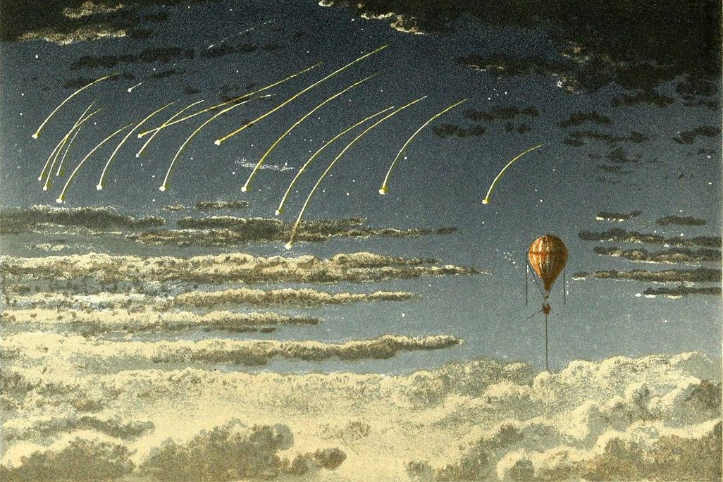 falling stars illustration