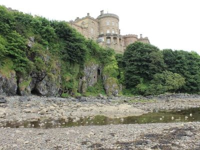 Hidden Medieval Door Leading to Smugglers’ Caves Discovered Underneath Scottish Castle image