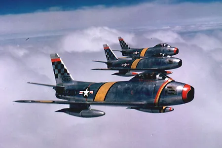The F-86 Sabre was a mainstay for the U.S. Air Force during the Korean War.