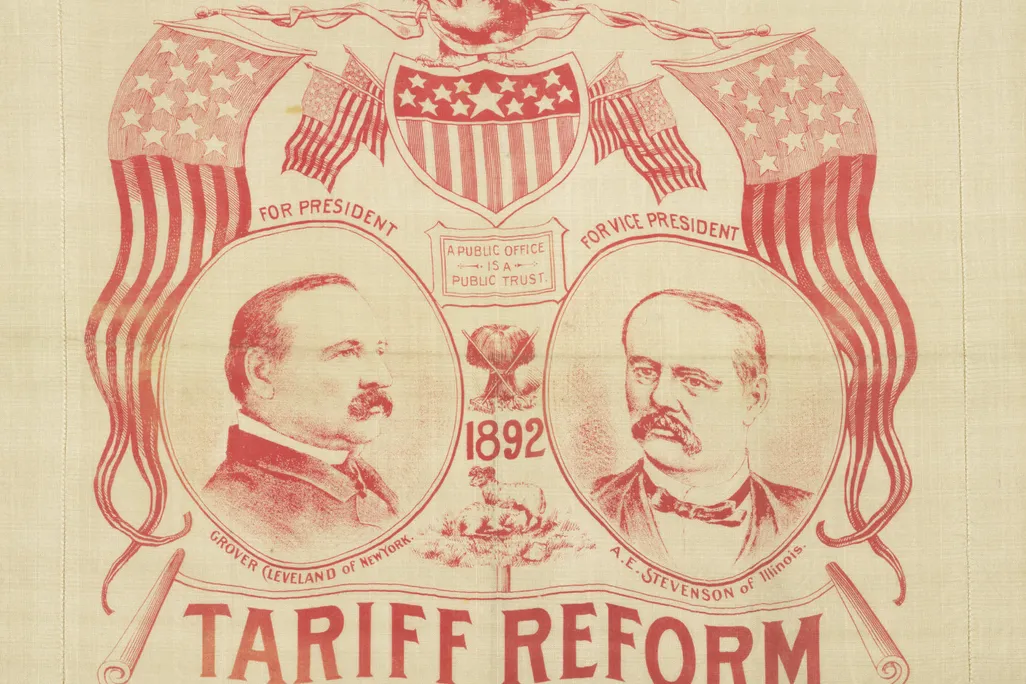 Grover Cleveland Tariff Campaign Poster