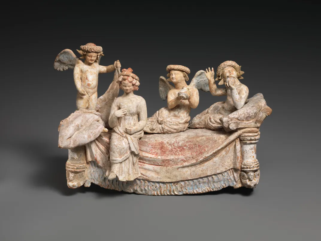 Terracotta banquet group