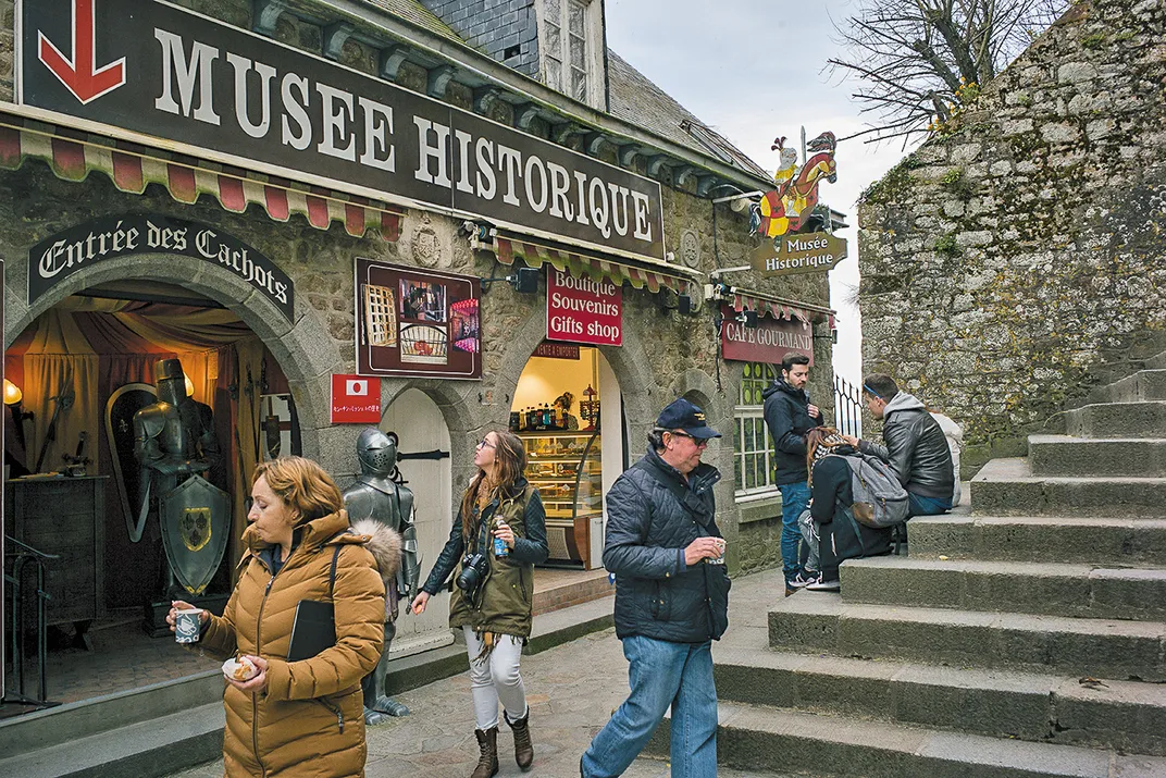 Summer overtourism plagues France's historic Mont-Saint-Michel