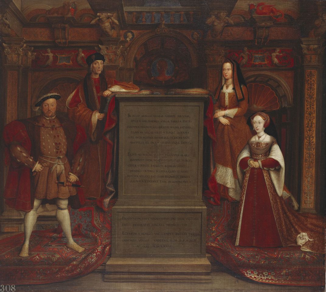 A 1667 copy of Holbein's lost Whitehall mural