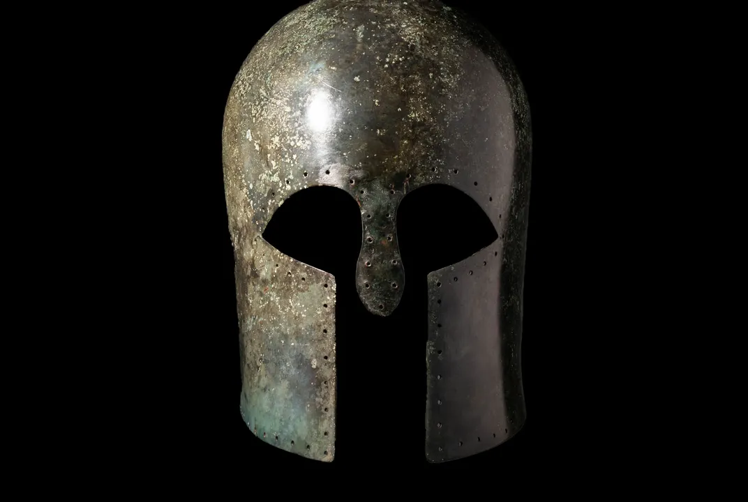 ancients motorcycle helmet Nagina International Antique Bronze Finish Ancient Medieval Armor Knight Spartan 300 Movie King Leonidas Replica With Black Stand The included horsehair crest with a leather and wood base can be slotted onto the helm Skullskins Ancient Pirate Full Face