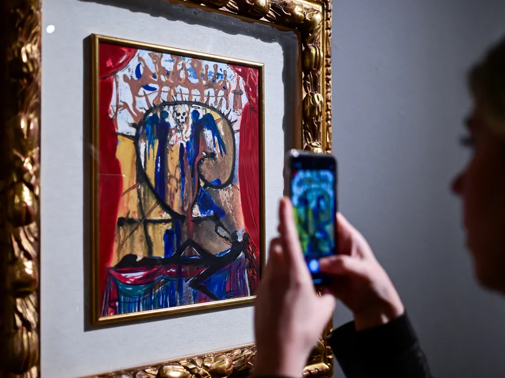 Salvador Dalí painting