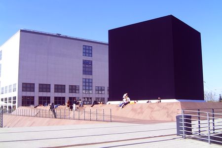 The Black Square – Hommage to Malevich near the Hamburger Kunsthalle