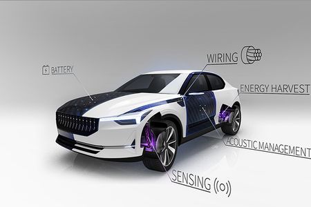 Leif Asp envisions a car with a body that acts as an energy source.