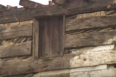 The cabin is believed to date to the 1700s.