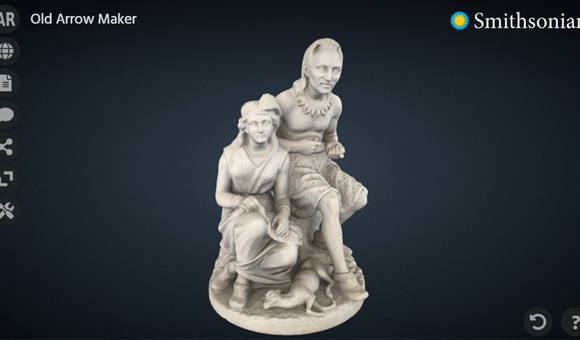 Screenshot of 3d view of Old Arrow Maker