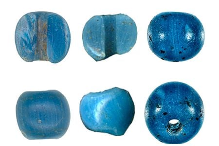Crafted in Venice, these blue beads traveled all the way to northern Alaska in the mid-15th century.