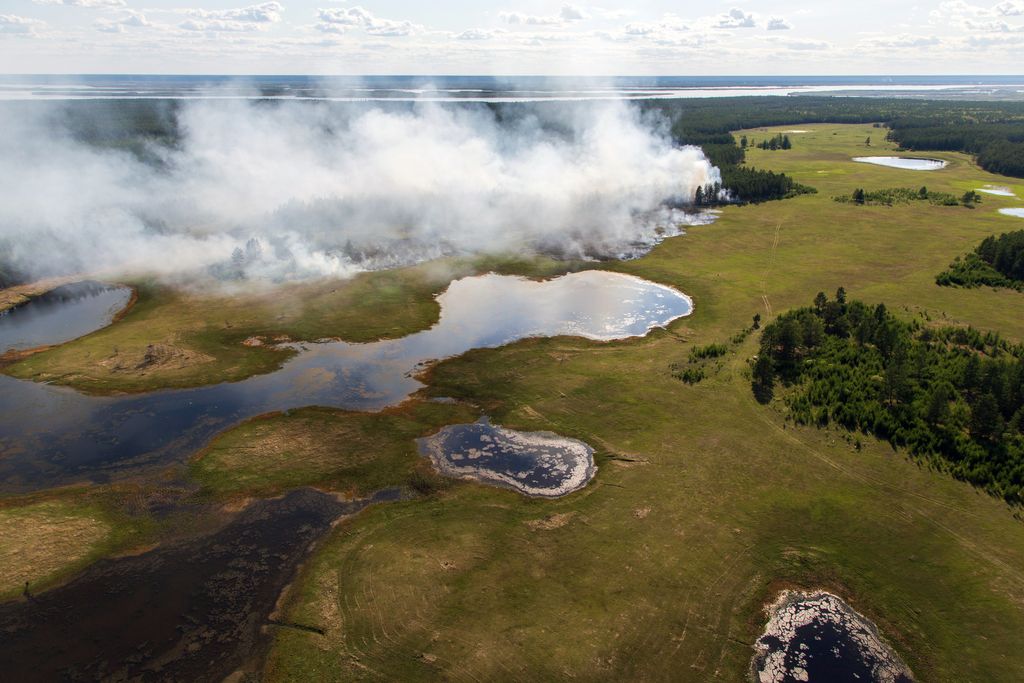 Siberia fire