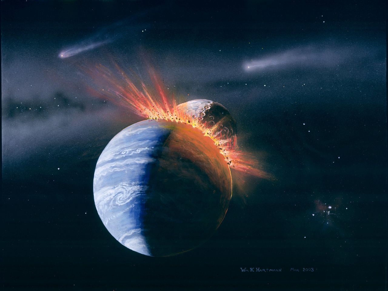 How Did Moons Form