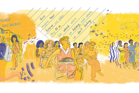 Hosted by the National Museum of American History, with participation from classrooms across the country, the 2021 National Youth Summit will examine the topic of gender equity, asking students to wrestle with history and take on challenging conversations. (Courtesy of National Museum of American History, Illustration by Krystal Quiles)