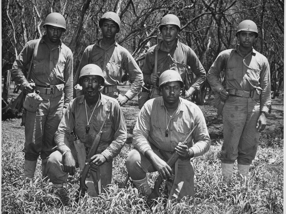 Black soldiers during World War II