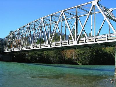 A bridge over another part of the Skagitt River
