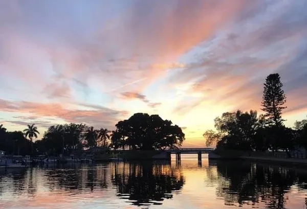 Beautiful sunset at my favorite manatee observation spot thumbnail