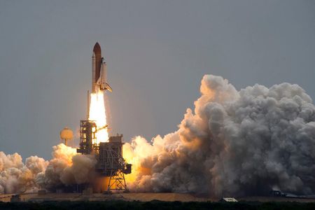 Space Shuttle Atlantis lifts off on NASA's final space shuttle mission from Kennedy Space Center in Cape Canaveral, Florida on July 8, 2011.
