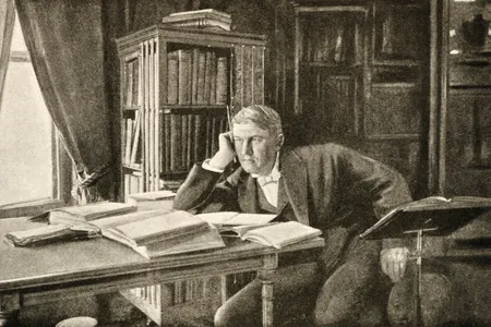 Thomas Edison's ideas fed the story that would become In the Deep of Time.