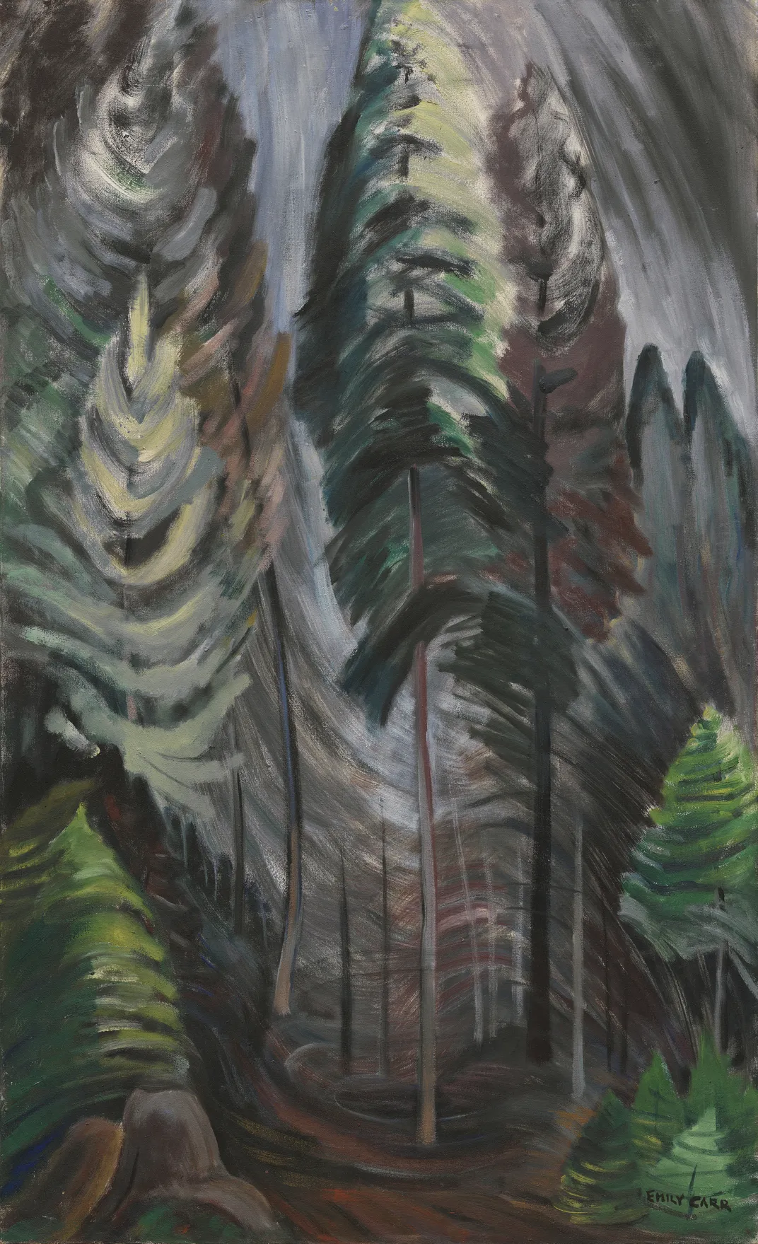 Among the Trees, 1936, oil on canvas.