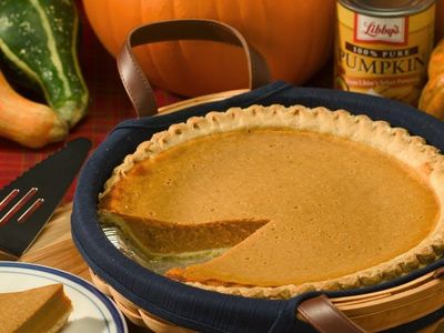 Libby’s continues to fiercely compete with pumpkin pie peddlers Borden’s, Snowdrift and Mrs. Smith’s for a place on the Thanksgiving table.