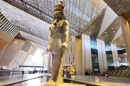 Ramses II and the GEM Atrium