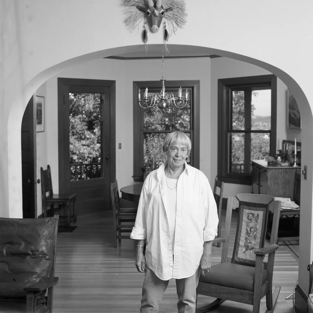 Ursula at home