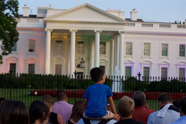 Future Generations in front of the White House on day of Obergefell v. Hodges SCOTUS ruling. thumbnail