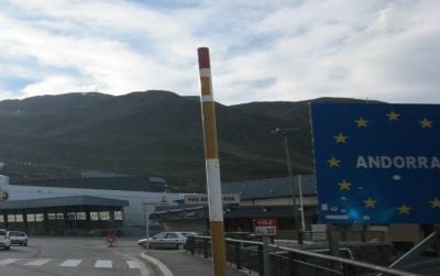 Andorra makes no effort to charm those crossing the border from France. Shown here is the entry point into the commercial hub of Pas de la Casa.