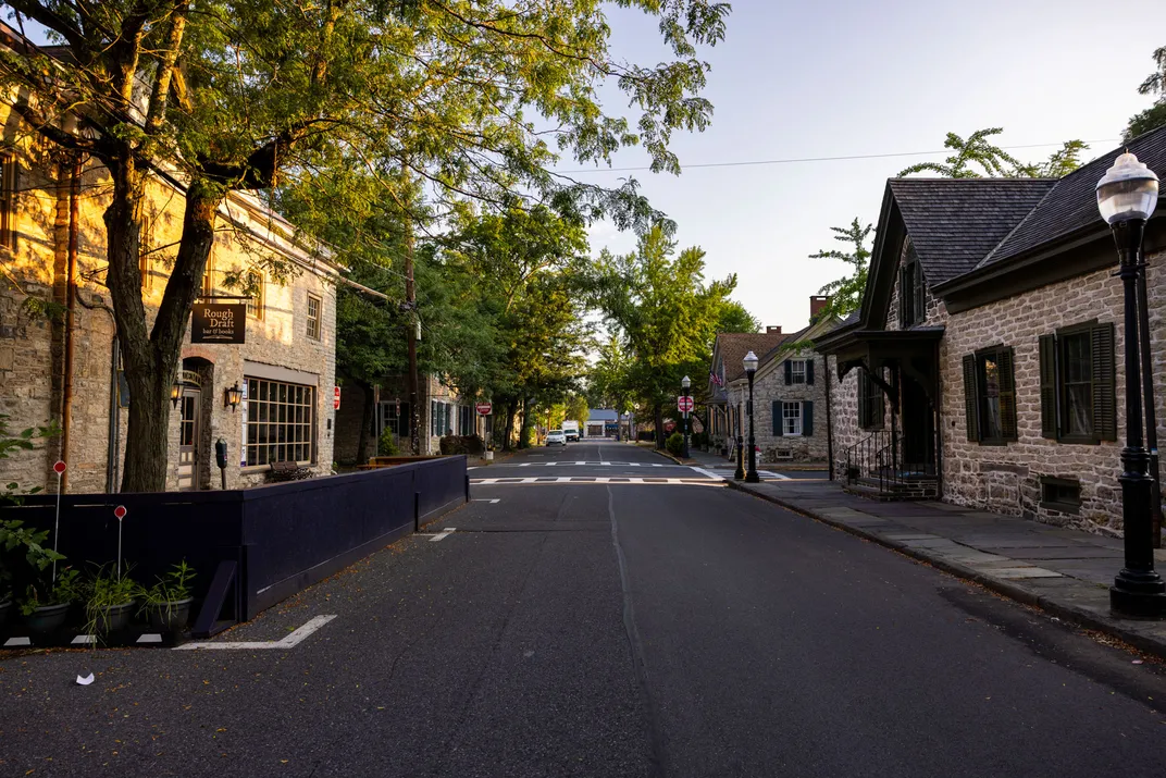 The “Four Corners,” where Crown Street meets John Street in Kingston