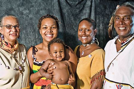 Through May 31, the American Indian Museum explores the lives of people (the Foxx family) who share African-American and Native American ancestry.