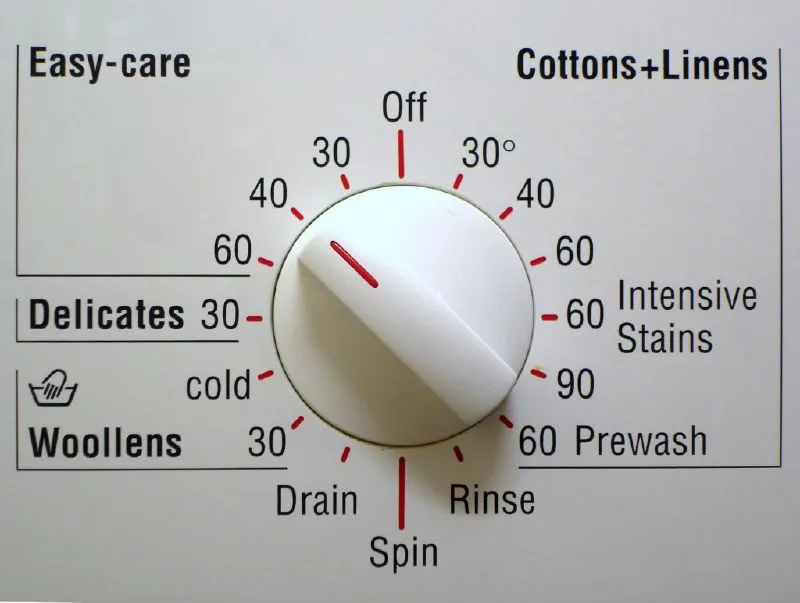 laundry machine dial