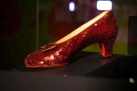 “I knew we had the work cut out for us,” says Richard Barden, the Preservation Services manager. “When you really start looking at the slippers, you see how many different materials they are."
