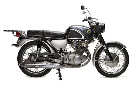 Robert M. Pirsig&rsquo;s 1966 Honda Super Hawk Motorcycle.