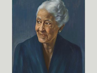 A portrait of Mary Church Terrell in 1946 by Betsy Graves Reyneau