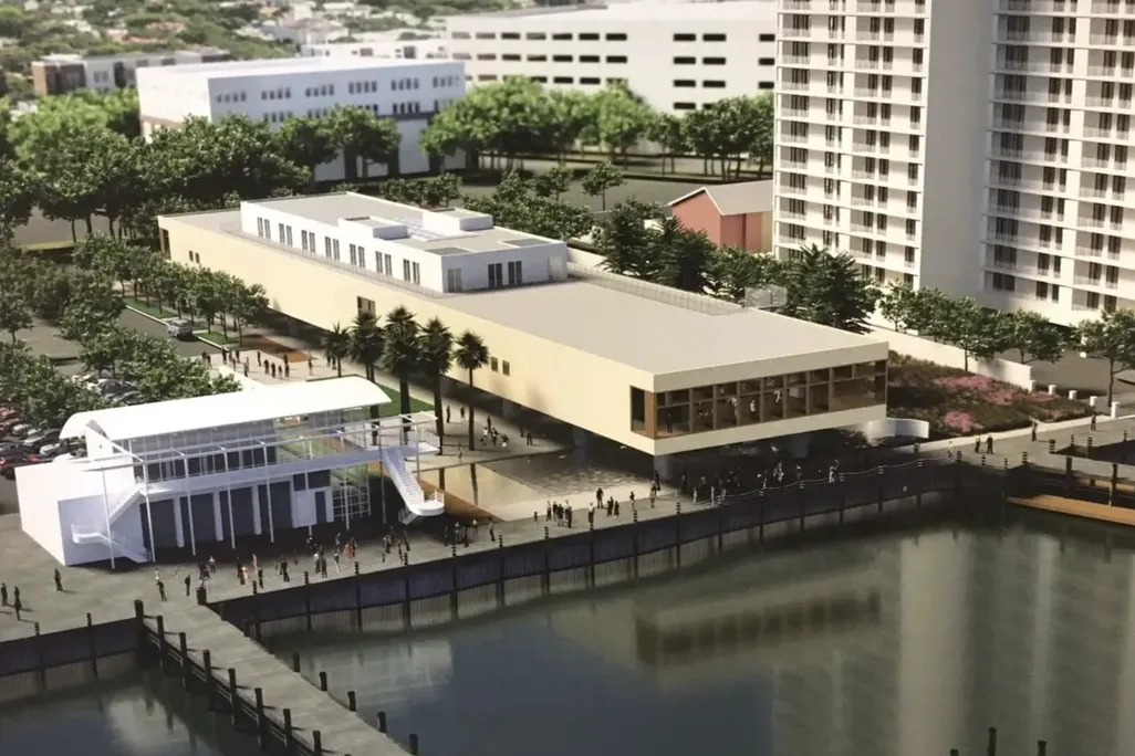 Rendering of the International African American Museum