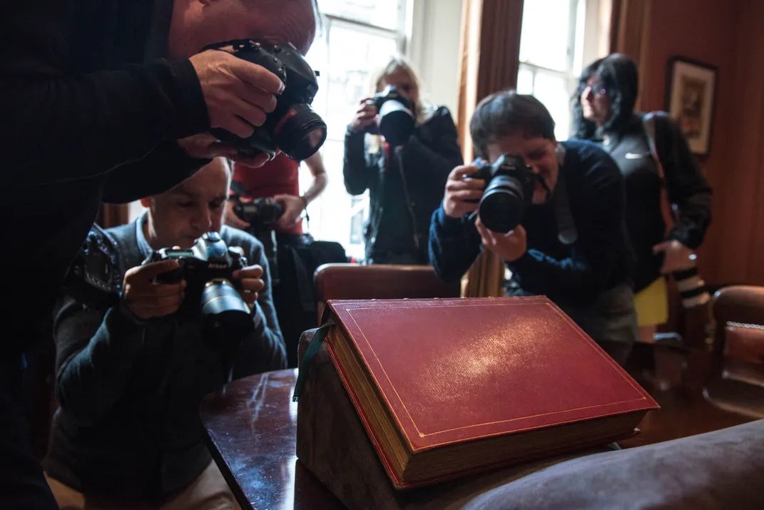 First Folio photographed for auction in 2016