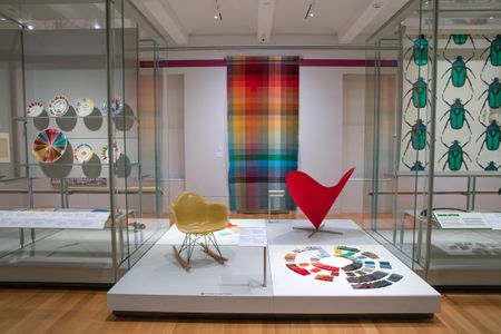 Saturated invites visitors to contemplate the essence of color, and the fascinating ways in which different hues interact.
