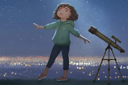 From "Hello, Star" written by Stephanie V.W. Lucianovic and illustrated by Vashti Harrison. 