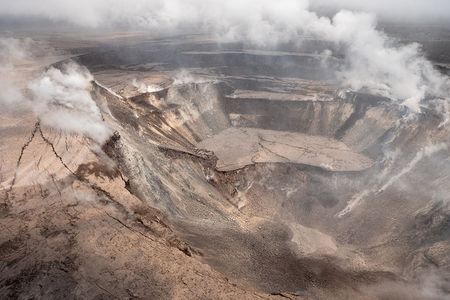 Halema‘uma‘u aerial view on June 12, 2018
