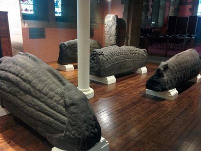 The so-called "Govan stones" date back to 10th and 11th centuries. Originally found in the 19th century, the stones were thought to be destroyed in the 1970s. Until this Scottish student found them again during a community dig.