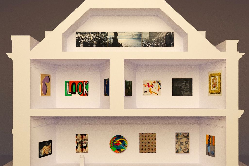 A Dollhouse-Sized Gallery 
