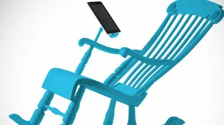 Part rocking chair, part charging station