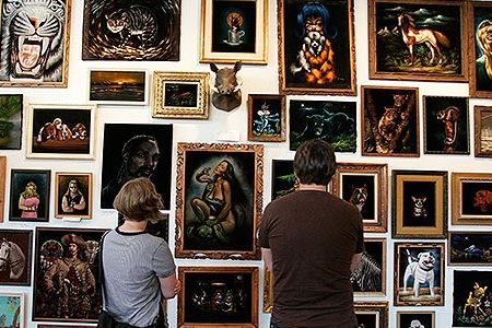 At last count, Velveteria, the Museum of Velvet Paintings has nearly 2,500 velvet paintings.