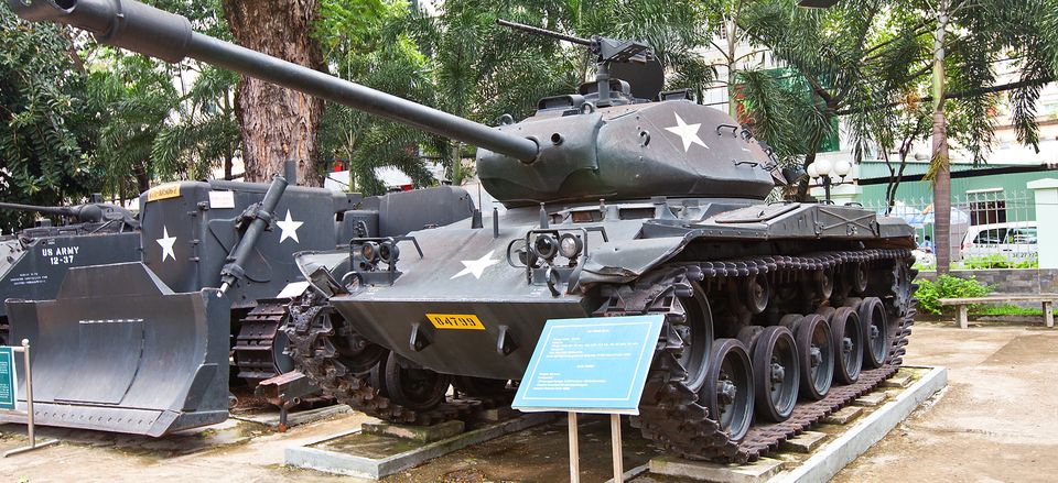  M41 Walker Bulldog Tank at the War Remnants Museum in Ho Chi Minh City 